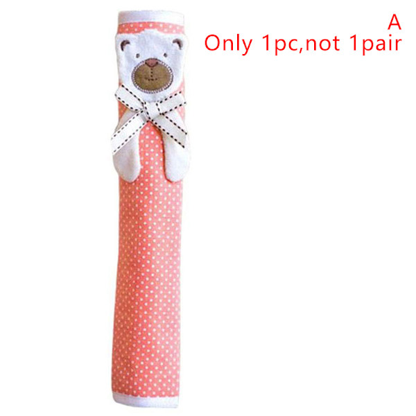 1 st tyg Polka Dot Dörrknopp Handskar Tyg Handtag Dörr Kylskåp H A