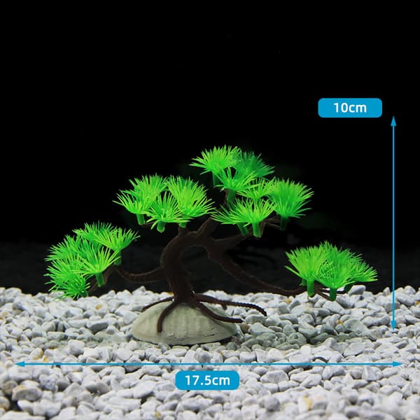 Fish Tank dekoration prydnader Simulerade tallar s Decorati 1