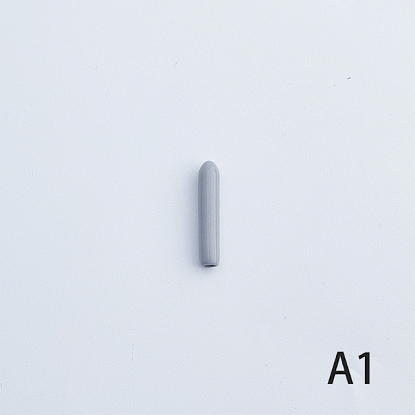 100 st Cap Slitstark ersättningsrunda cover Gray 3*25