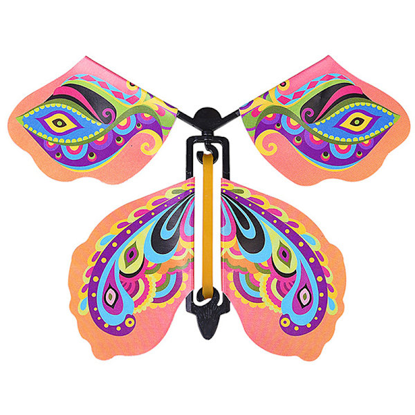 10x Magic Wind Up Flying Butterfly Powered Magic Fairy Flying T