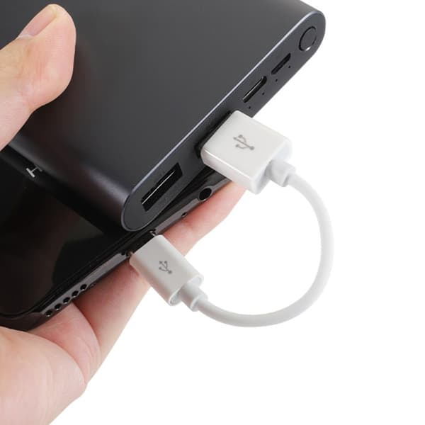 Typ C Micro USB -kabel 10cm Kort Snabbladdning För Telefon USB D Black micro