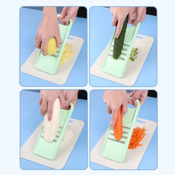 Grönsaksfrukt Potatis Mandolin Slicer er Dicer ter per rivjärn Beige