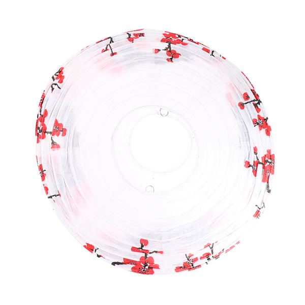 35 cm Plum Blossom Runt Papper Lykta Lampskärm Oriental Styl 30*30cm