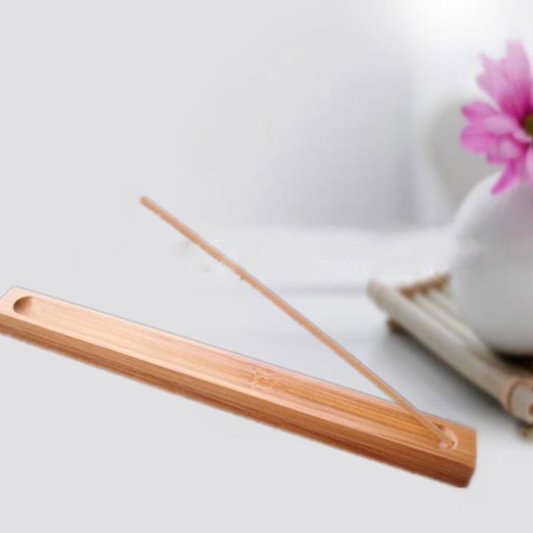 1 ST Bambu Stick rökelse tallrik Doftande Ware Stick rökelse bränna 23cm