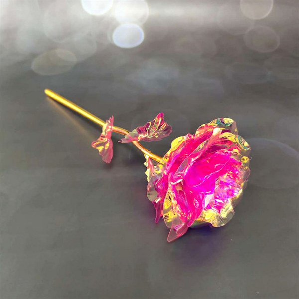 Alla hjärtans dag kreativa aluminiumfolie Rose Gold Lasting Eterna Pink