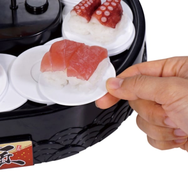 Transportör Sushi hine 360 graders automatisk roterande cupcakes Turn B