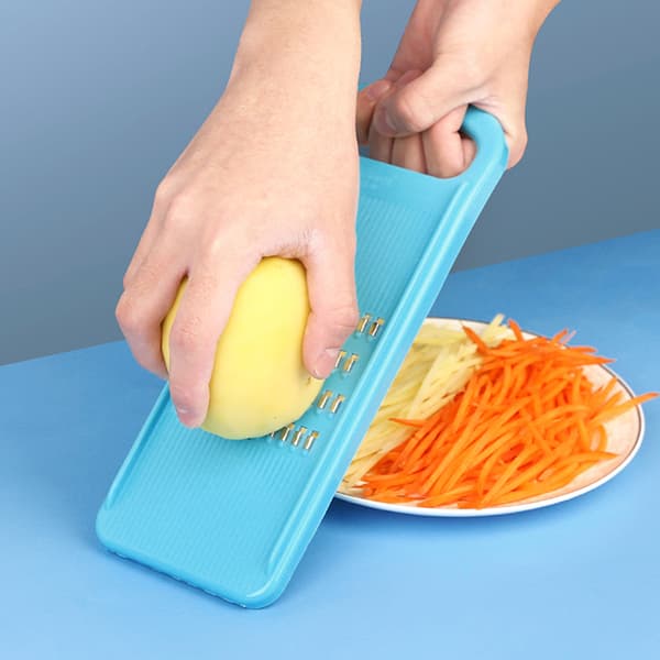 Grönsaksfrukt Potatis Mandolin Slicer er Dicer ter per rivjärn Blue