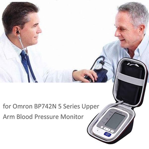 Hårt case för Omron överarms blodtrycksmätare P