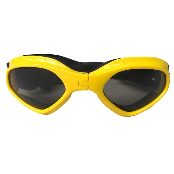 1st Små hundglasögon Hundglasögon UV-skydd Vindtätt vatten Yellow
