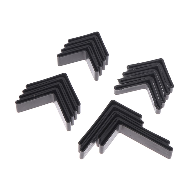 4st/ set 30mm/35mm/40mm vinkelgummifot L-formad vinkel S 30*30mm