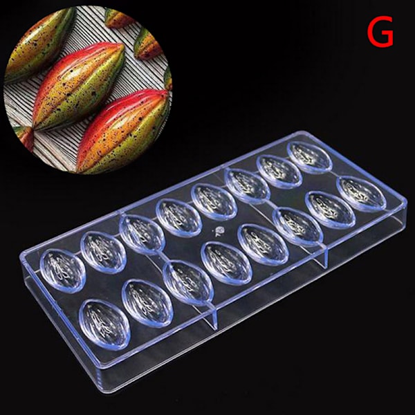 3D Chokladform Polykarbonatsfär Form Tjock Ca G