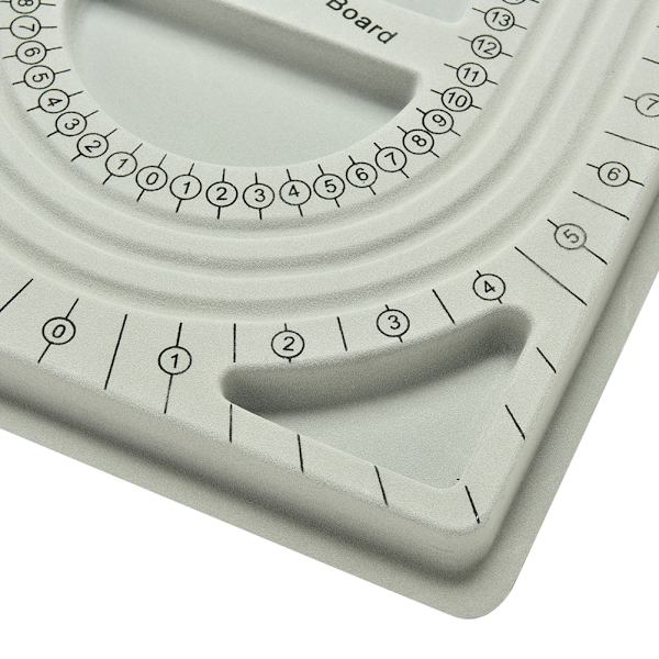 Flockad pärlbräda String Craft Tool Beading Smycken Design O