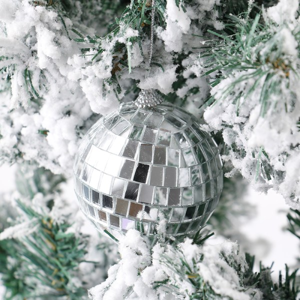 Christmas Ball Ornaments 2-8cm Mini Disco Mirror Ball Jul A4