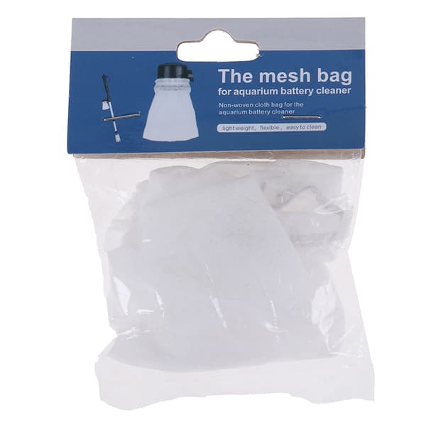 5 st Aquarium Filter Bag Fish Tank Mesh bomull Elastisk väska