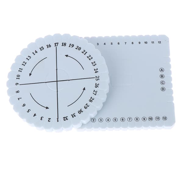 Kumihimo Beading Cord Disc/Disk Flätning Flätad platta DIY Hand B