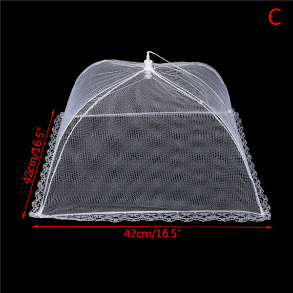 Mesh Vikbart Anti Fly Myggtält Kupolnät Paraply Picnic P C