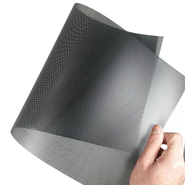 100CM Mesh DIY PVC PC- case Fläktkylare Dammfilternät Black