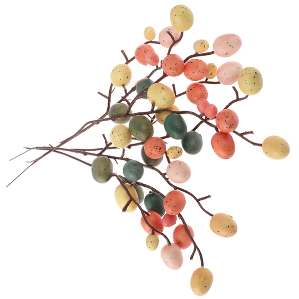 Påskägg träd dekor kreativ gren med målning ägg Plasti