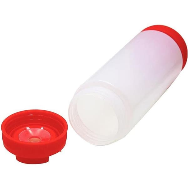 Plastsåsflaskor Dubbla huvudflaskor Tomatdispenser Stor Red 24oz720ML