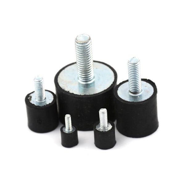 M3 M4 M5 M6 M8 gummidämpare Antivibrationsisolatorfästen 0 VD15*15*M5