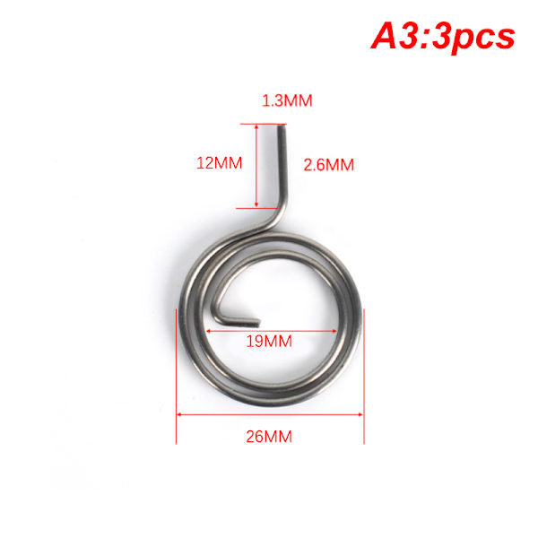 3st 26mm 27mm 28mm Flat Wire Dörrlås Handtag Spring Coil Tool A3:3pcs