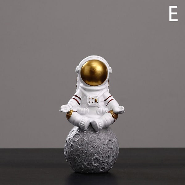 Nordic Astronaut Figurines Resin Skulptur Modern Heminredning Ta C