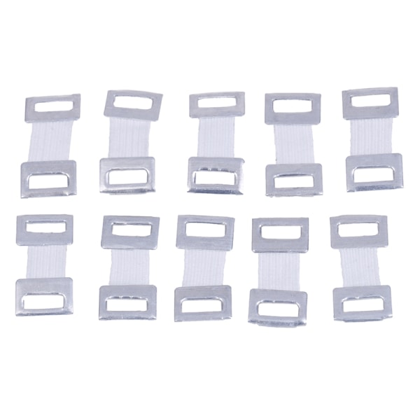 10/30 st utbytes elastiska bandage stretch metall clips fixati A1