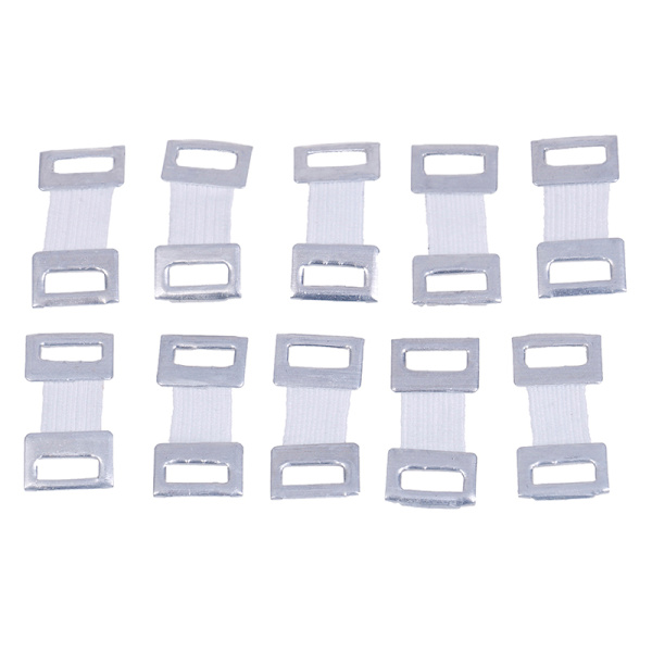 10/30 st utbytes elastiska bandage stretch metall clips fixati A2