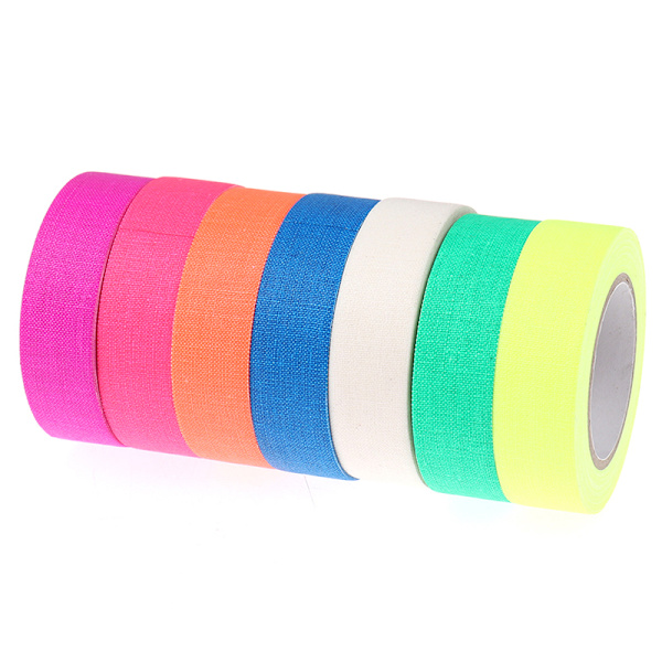 UV Reactive Tape Blacklight Fluorescent Tape Glow in The Dark N Orange
