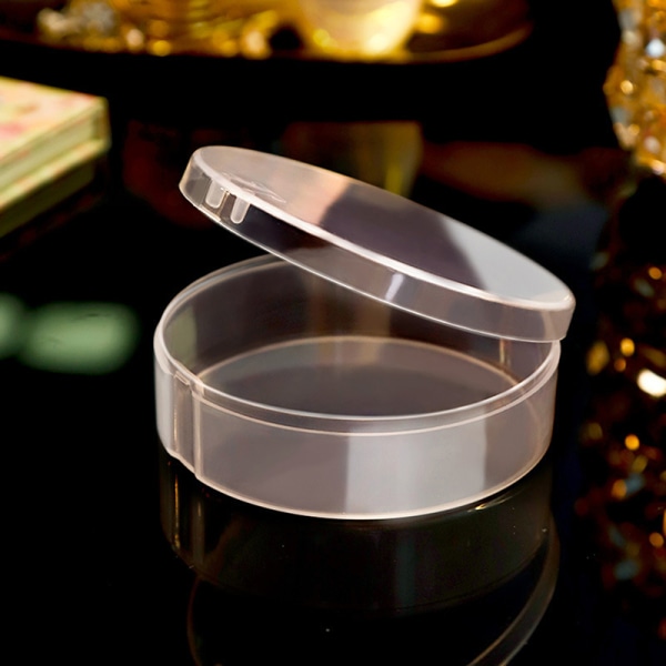 2st Puff Box Case för CPB Puff Rund Transparent kosmetisk väska