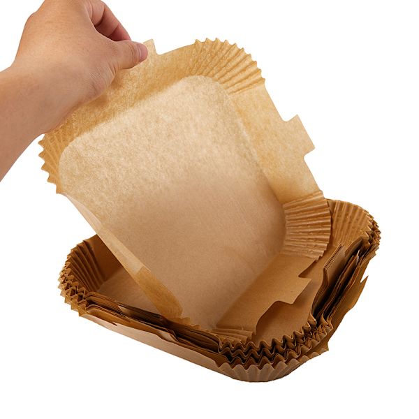 50 ST Air Fryer Engångspappersfoder Non-Stick bakpapper