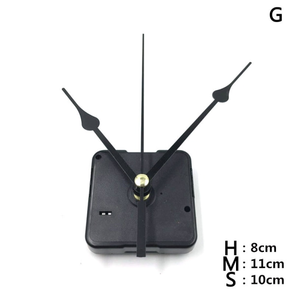 1 Set Silent Quartz Clock Movement Mechanism DIY Kit Batteri Po G