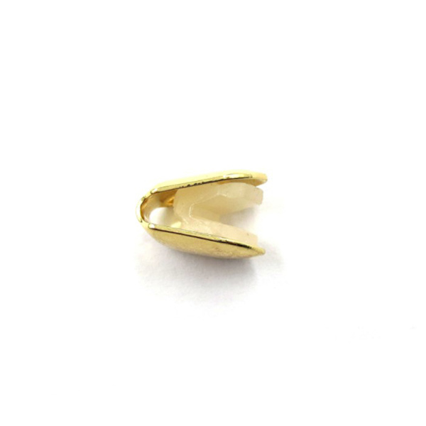 Ny 14k guldpläterad liten entands vanligt cap -trend Gold