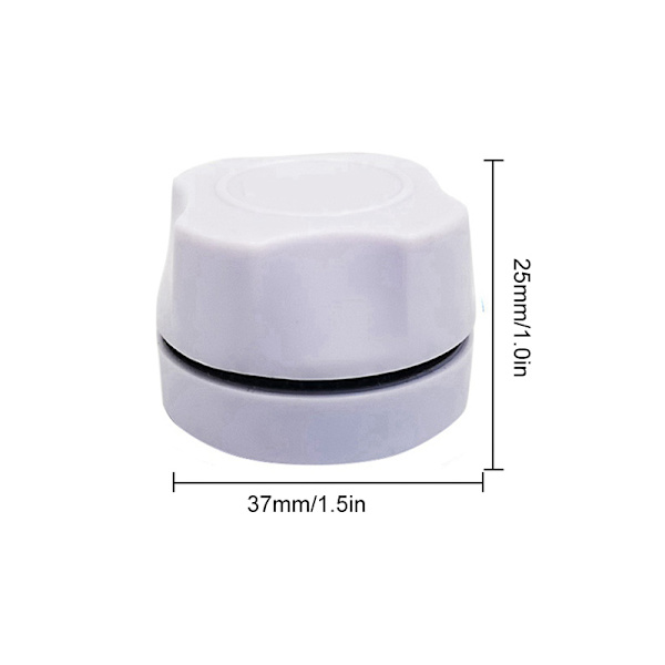 Mini Aquarium Fish Tank Magnetic Borste Glas Fönster Rengöring White