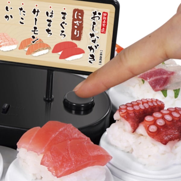 Transportör Sushi hine 360 graders automatisk roterande cupcakes Turn B