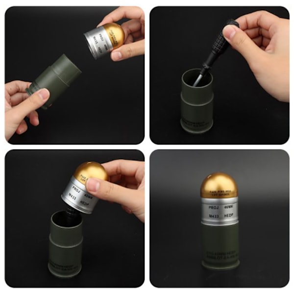 M433 HEDP 40 mm patron Dummy Granat Model Collection Leksak Min 2pcs