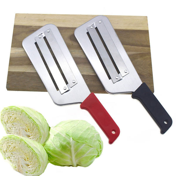 Rostfritt stål Kål Hand Slicer Shredder Grönsakskök Red