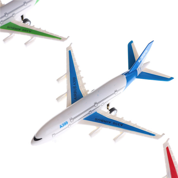 Plast Air Bus Modell Barn Barn Pull Back Flygplanspassage