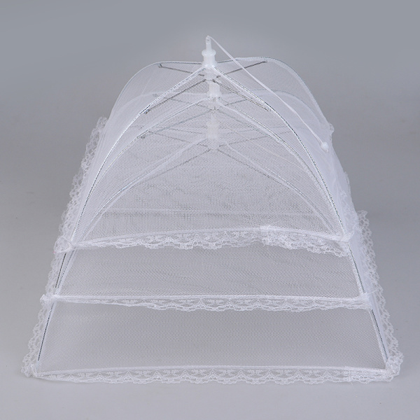 Mesh Vikbart Anti Fly Myggtält Kupolnät Paraply Picnic P B