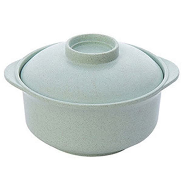 Instant nudelskålar med lock Soppa Hot Rice Bowls Container Blue