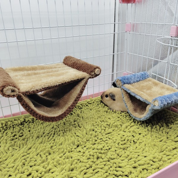 Hamster Hänghus Bur Sovbo Husdjurssäng Råtta Hamster Gu Blue 20*14*10cm
