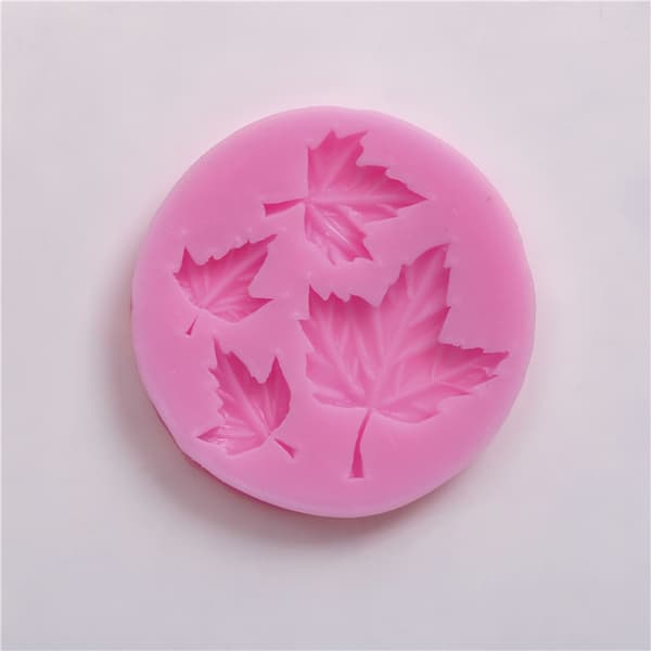 Maple Leaf Silikonfondant form Cupcake Choklad Dekor B