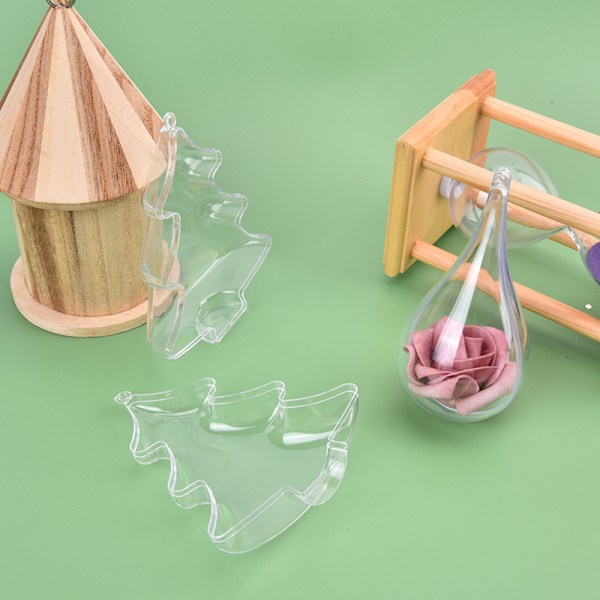 Transparent plastkula klar plast hantverkskula för C 9