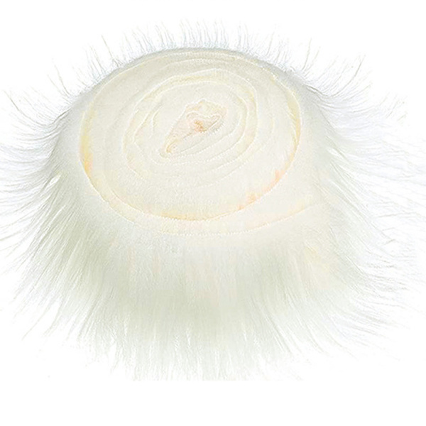 9x150 cm Faux Band Tejper Gör-det-själv-kläder Sy Fluffy Trimming S White