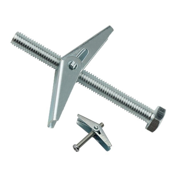 2-10 st Metal Spring Toggle Anchor M4-M10 Gipsskiva Vägg Cav M8 2pcs
