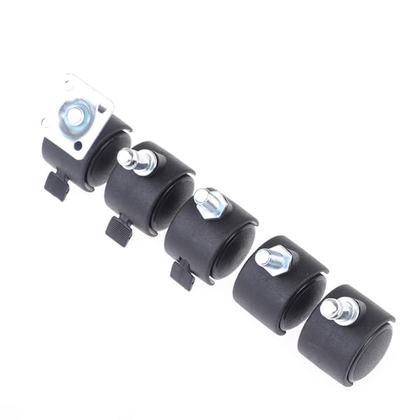 4st 30mm Stol Hjul Möbel Hjul Svänghjul Hjulbroms Whee 3(Clasp)