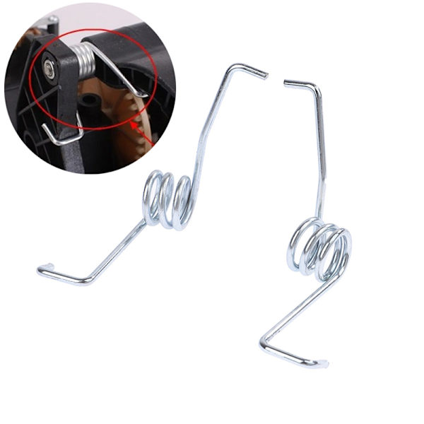 1/2st Hink Roterande Mopp Torsionsfjäder Dra tillbaka Fot Steg O left
