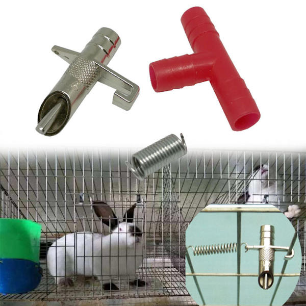 Feeding Waterer Nippel Drinker För 8mm Vattenrör Vatten Conta