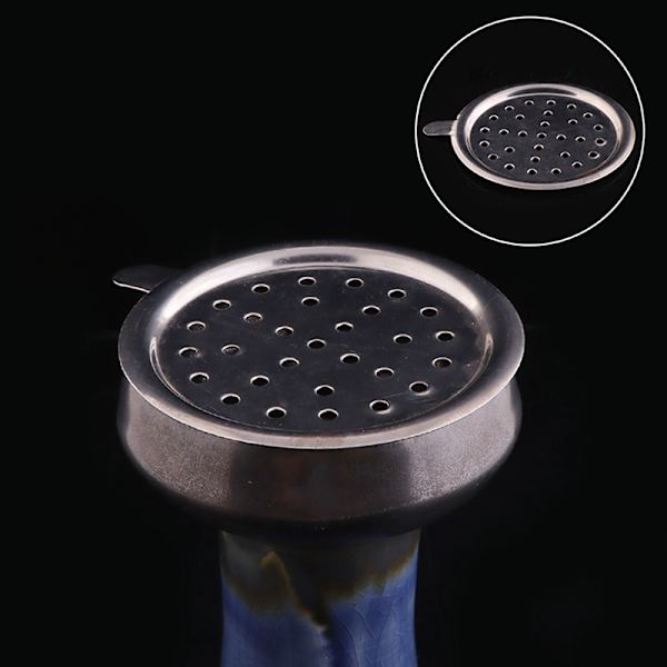 Arabisk vattenpipa rök aluminiumlegering kol skiljeväggar skålar Shi Silver