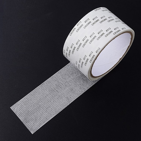 2M Fönster Dörrlapp Reparationssats Cover Mesh Hål Rep White